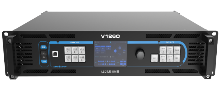 諾瓦 視頻處理器V1260 二合一 5 窗口任意布局